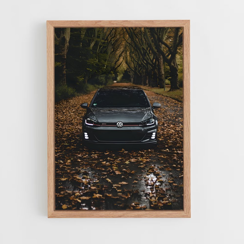 Poster Route des Arbres – affiche Volkswagen (vue 4)